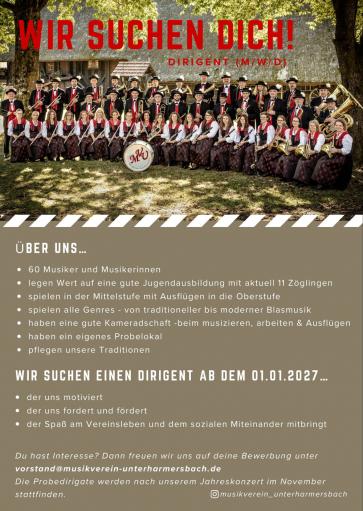 Musikverein Unterharmersbach e. V. | Dirigent gesucht