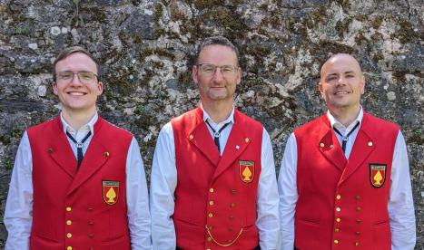 Vorsitzende 2025: Jonas Klausmann (Öffentlichkeitsarbeit), Heiko Striegel (Wirtschaft), Marc Meßmer (Musik)