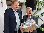 Hauptversammlung 2025 in Fußbach | Präsident Stefan Polap verabschiedet Helmut Lauble (Vizepräsident Bezirk III seit 2012) aus dem Präsidium