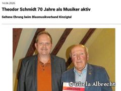 Theodor Schmid 70 Jahre als Musiker aktiv - Offenburger Tageblatt