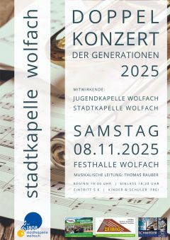 Stadtkapelle Wolfach - Doppelkonzert der Generationen