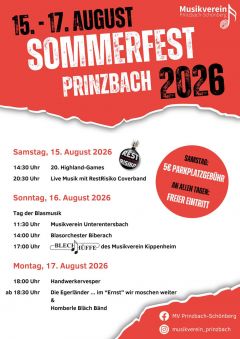 Musikverein Prinzbach-Schönberg e. V. | Sommerfest